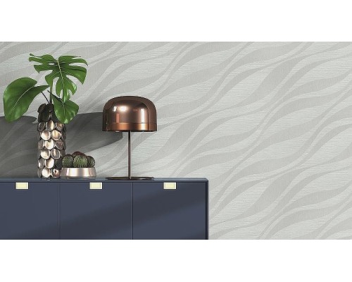 Обои RASCH Sky Lounge 608069 Винил на флизелине (0,53x10,05) Серый, Абстракция