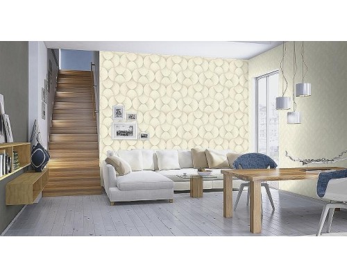 Обои RASCH Sky Lounge 608120 Винил на флизелине (0,53x10,05) Бежевый, Абстракция