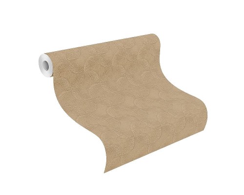 Обои RASCH Sky Lounge 608151 Винил на флизелине (0,53x10,05) Коричневый, Однотонный