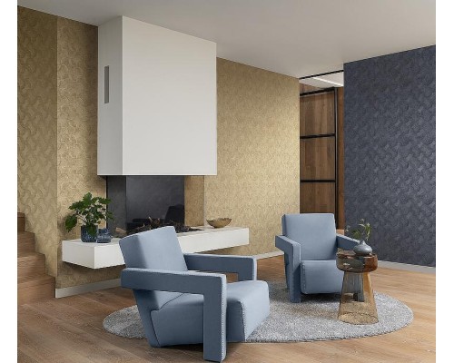 Обои RASCH Sky Lounge 608151 Винил на флизелине (0,53x10,05) Коричневый, Однотонный