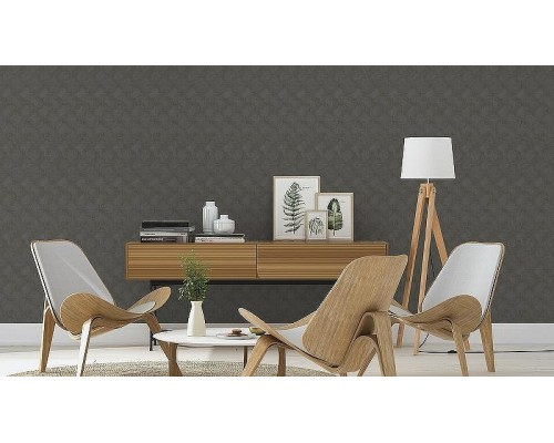 Обои RASCH Sky Lounge 608168 Винил на флизелине (0,53x10,05) Серый, Однотонный