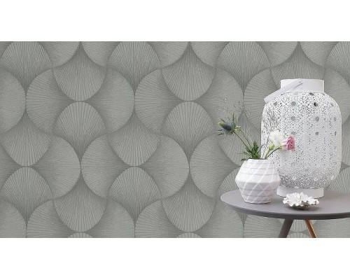 Обои RASCH Sky Lounge 608212 Винил на флизелине (0,53x10,05) Серый, Абстракция