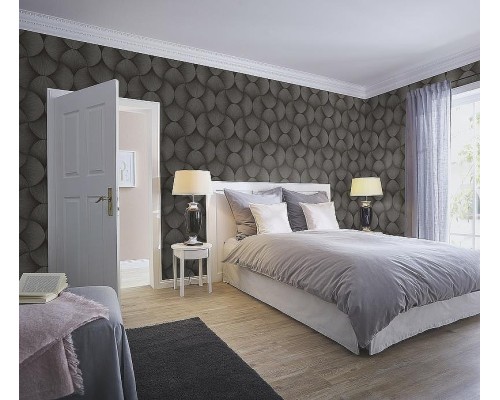 Обои RASCH Sky Lounge 608250 Винил на флизелине (0,53x10,05) Серый, Абстракция