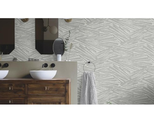 Обои RASCH Sky Lounge 608342 Винил на флизелине (0,53x10,05) Серый, Геометрия