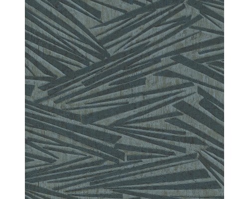 Обои RASCH Sky Lounge 608359 Винил на флизелине (0,53x10,05) Зеленый/Серый, Геометрия