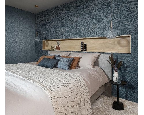 Обои RASCH Sky Lounge 608359 Винил на флизелине (0,53x10,05) Зеленый/Серый, Геометрия