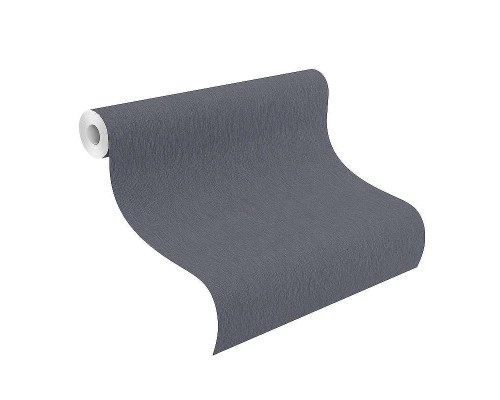 Обои RASCH Sky Lounge 608717 Винил на флизелине (0,53x10,05) Синий, Однотонный