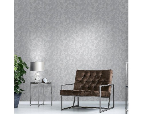 Обои Fipar Felicita R 23341 Винил на флизелине (1,06x10,05) Серый/Серебряный, Штукатурка