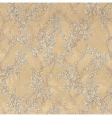 Обои Fipar Felicita R 23330 Винил на флизелине (1,06x10,05) Коричневый/Золото/Сиреневый, Птицы/Цветы/Штукатурка