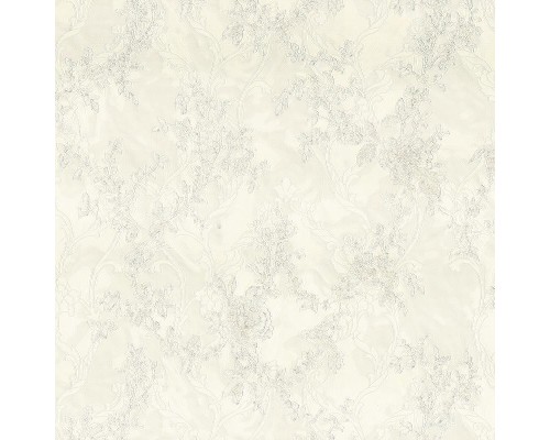 Обои Fipar Felicita R 23334 Винил на флизелине (1,06x10,05) Бежевый/Серебряный, Птицы/Цветы/Штукатурка