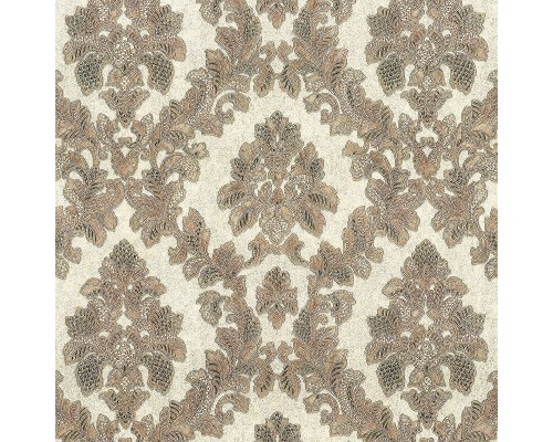 Обои Fipar Felicita R 23310 Винил на флизелине (1,06x10,05) Бежевый/Коричневый/Зеленый, Дамаск