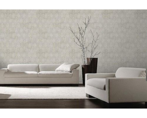 Обои Fipar Felicita R 23322 Винил на флизелине (1,06x10,05) Серый/Серебряный, Дамаск