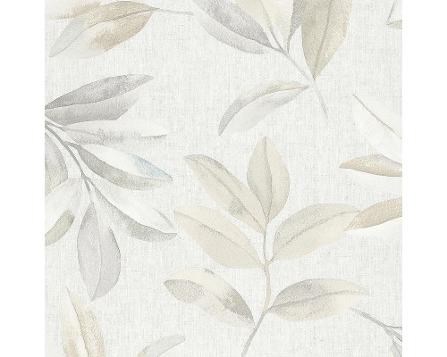 Обои Marburg Essentiell 34707 Винил на флизелине (0,53x10,05) Бежевый/Коричневый/Серый, Листья