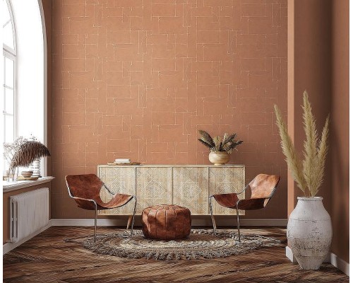 Обои Marburg Essentiell 34602 Винил на флизелине (0,53x10,05) Бежевый/Серый, Кирпич/Штукатурка