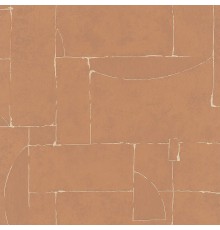 Обои Marburg Essentiell 34605 Винил на флизелине (0,53x10,05) Оранжевый/Бежевый, Кирпич/Штукатурка