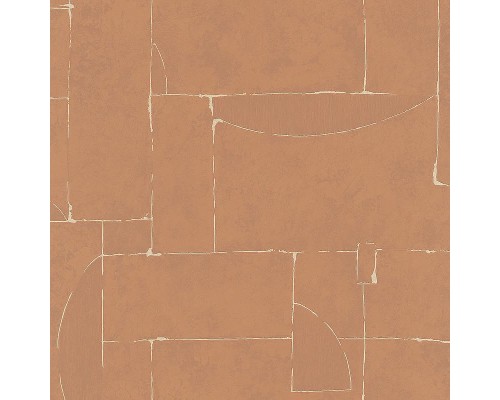 Обои Marburg Essentiell 34605 Винил на флизелине (0,53x10,05) Оранжевый/Бежевый, Кирпич/Штукатурка