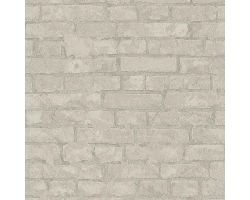 Обои Marburg Essentiell 34612 Винил на флизелине (0,53x10,05) Серый/Серебряный, Кирпич