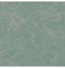 Обои Marburg Essentiell 34617 Винил на флизелине (0,53x10,05) Зеленый/Серебряный, Абстракция/Штукатурка