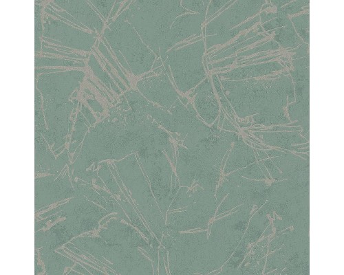 Обои Marburg Essentiell 34617 Винил на флизелине (0,53x10,05) Зеленый/Серебряный, Абстракция/Штукатурка