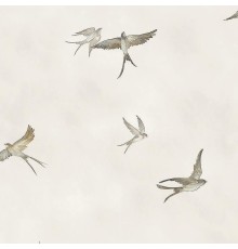 Обои Marburg Essentiell 34791 Винил на флизелине (0,53x10,05) Бежевый/Коричневый, Птицы