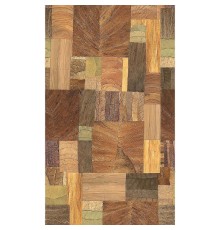 Панно Marburg Essentiell 34794 Винил на флизелине (1,59x2,7) Бежевый/Коричневый/Зеленый, Геометрия/Листья/Под дерево