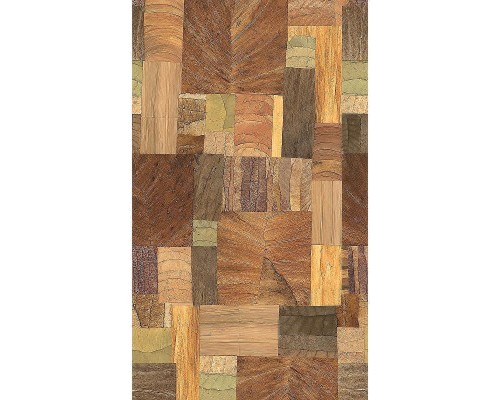 Панно Marburg Essentiell 34794 Винил на флизелине (1,59x2,7) Бежевый/Коричневый/Зеленый, Геометрия/Листья/Под дерево