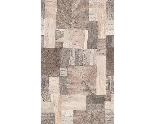 Панно Marburg Essentiell 34796 Винил на флизелине (1,59x2,7) Бежевый/Розовый/Серый, Геометрия/Листья/Под дерево