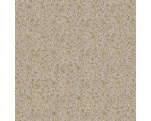 Обои Zambaiti Parati Satin Flowers IV Z66803 Винил на флизелине (0,53x10,05) Коричневый/Бежевый/Серый, Цветы