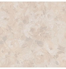 Обои Zambaiti Parati Satin Flowers IV Z66860 Винил на флизелине (0,53x10,05) Бежевый/Серый, Цветы