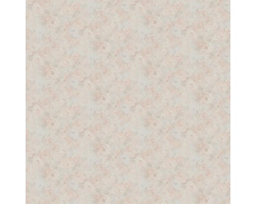 Обои Zambaiti Parati Satin Flowers IV Z66858 Винил на флизелине (0,53x10,05) Белый/Серый/Розовый, Цветы