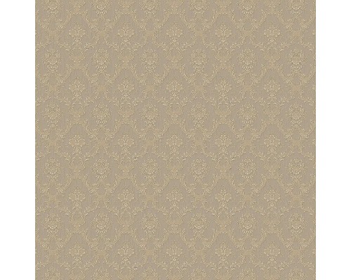 Обои Zambaiti Parati Satin Flowers IV Z66837 Винил на флизелине (0,53x10,05) Коричневый/Бежевый, Дамаск