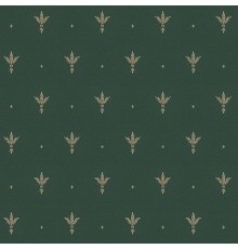 Обои Zambaiti Parati Satin Flowers IV Z66851 Винил на флизелине (0,53x10,05) Зеленый/Бежевый, Классическая лилия