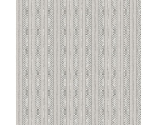 Обои Zambaiti Parati Satin Flowers IV Z66848 Винил на флизелине (0,53x10,05) Белый/Серый, Орнамент/Полоса