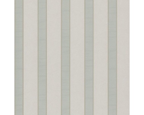 Обои Zambaiti Parati Satin Flowers IV Z66854 Винил на флизелине (0,53x10,05) Белый/Зеленый/Бронзовый, Полоса