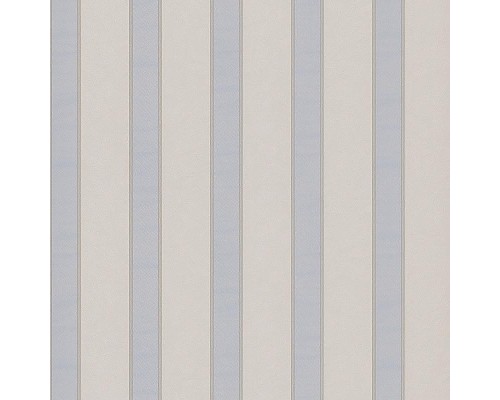 Обои Zambaiti Parati Satin Flowers IV Z66855 Винил на флизелине (0,53x10,05) Бежевый/Голубой, Полоса