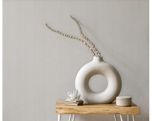 Обои Zambaiti Parati Satin Flowers IV Z66864 Винил на флизелине (0,53x10,05) Белый/Серый/Серебряный, Полоса