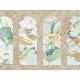 Панно Zambaiti Parati Satin Flowers IV Z66867 Винил на флизелине (3x5,1) Разноцветный, Архитектура/Цветы/Рыбы