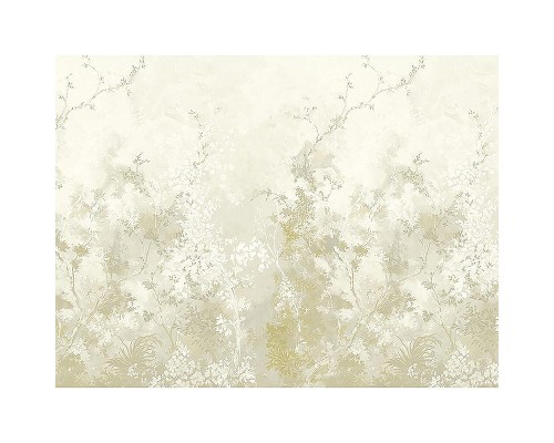 Панно Zambaiti Parati Satin Flowers IV Z66890 Винил на флизелине (3x5,1) Бежевый/Коричневый, Деревья