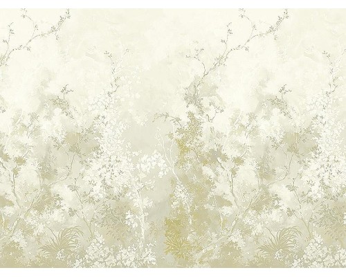 Панно Zambaiti Parati Satin Flowers IV Z66890 Винил на флизелине (3x5,1) Бежевый/Коричневый, Деревья