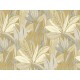 Панно Zambaiti Parati Satin Flowers IV Z66871 Винил на флизелине (3x5,1) Бежевый/Коричневый/Серый, Листья