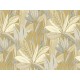 Панно Zambaiti Parati Satin Flowers IV Z66871 Винил на флизелине (3x5,1) Бежевый/Коричневый/Серый, Листья