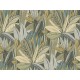 Панно Zambaiti Parati Satin Flowers IV Z66872 Винил на флизелине (3x5,1) Бежевый/Коричневый/Серый/Синий, Листья
