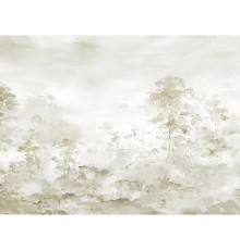 Панно Zambaiti Parati Satin Flowers IV Z66882 Винил на флизелине (3x5,1) Бежевый/Серый/Коричневый, Пейзаж/Деревья