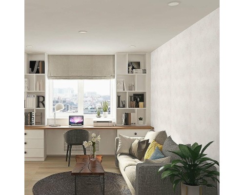 Обои Fipar Brilla R 23501 Винил на флизелине (1,06x10,05) Белый/Бежевый, Дамаск