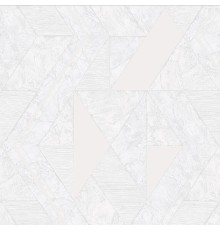 Обои Fipar Brilla R 23529 Винил на флизелине (1,06x10,05) Белый/Серый, Абстракция/Геометрия/Ромб