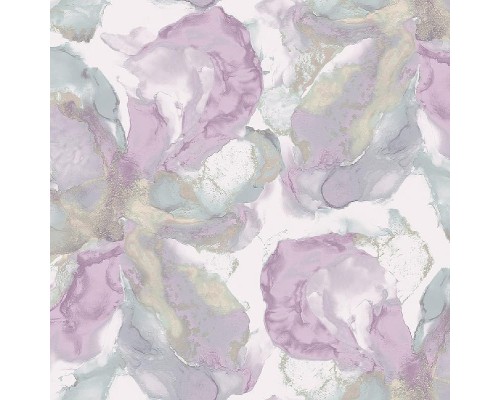 Обои Fipar Brilla R 23543 Винил на флизелине (1,06x10,05) Бежевый/Зеленый/Розовый, Абстракция/Мрамор