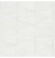 Обои Marburg Travertino 33056 Винил на флизелине (1,06x10,05) Белый, Геометрия/Ромб/Под дерево