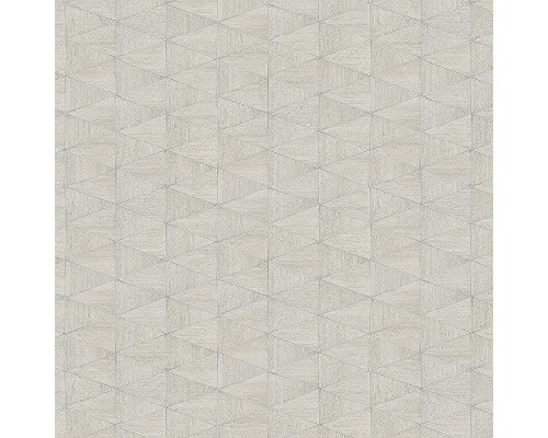 Обои Marburg Travertino 33057 Винил на флизелине (1,06x10,05) Серый, Геометрия/Ромб/Под дерево