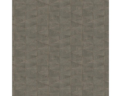 Обои Marburg Travertino 33060 Винил на флизелине (1,06x10,05) Коричневый/Серый, Геометрия/Ромб/Под дерево