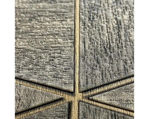 Обои Marburg Travertino 33060 Винил на флизелине (1,06x10,05) Коричневый/Серый, Геометрия/Ромб/Под дерево